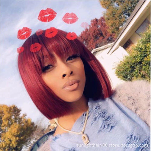 Wholesale Price Free Sample Courte Perruque Indian Straight Human Hair Cut Wigs Glueless Full Machine Made Short Pixie Wig